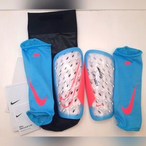 NEW Adult Unisex Nike Mercurial Lite Superlock Shin Guards DV1770 100 Soccer